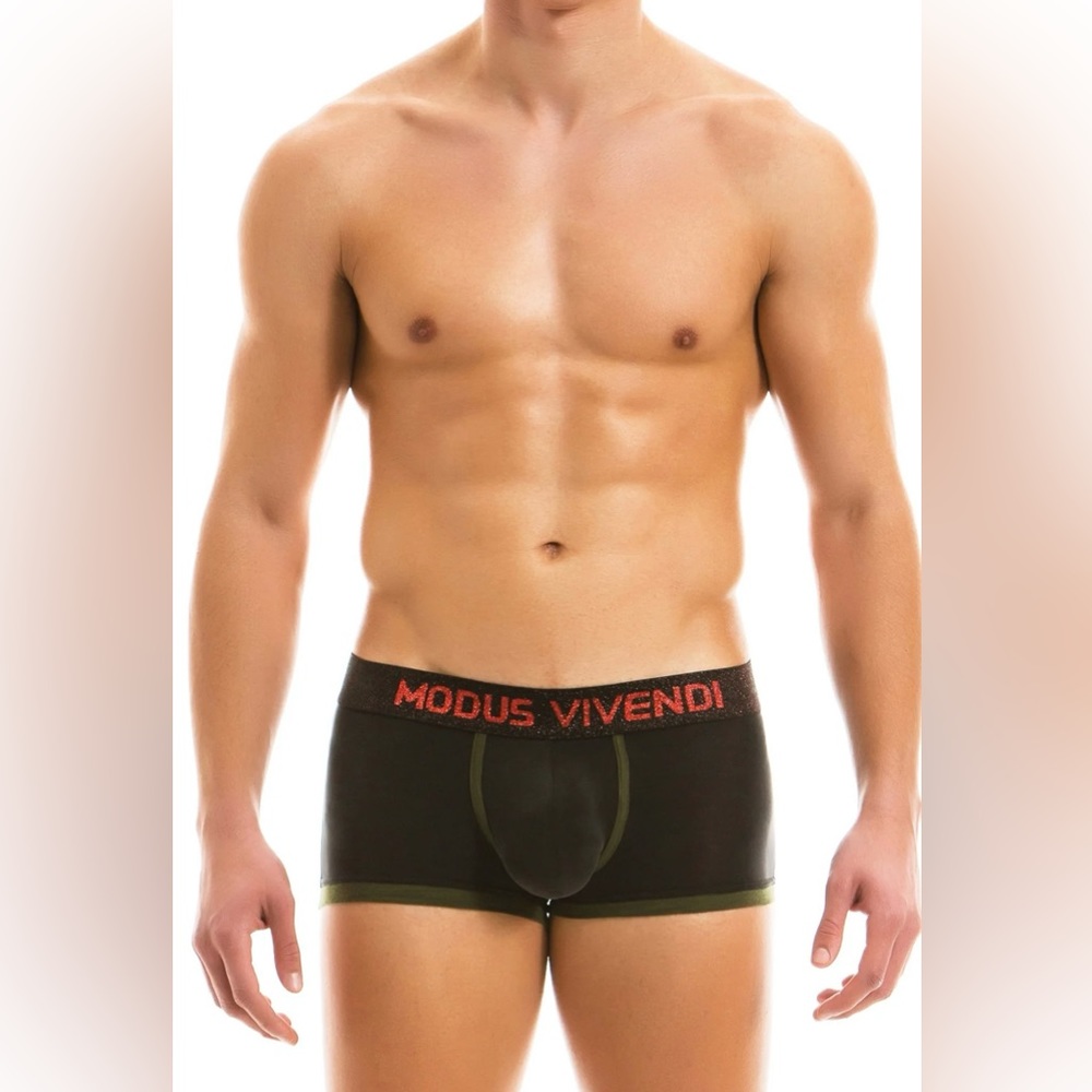 MODUS VIVENDI BLACK FLORAL BOXER
